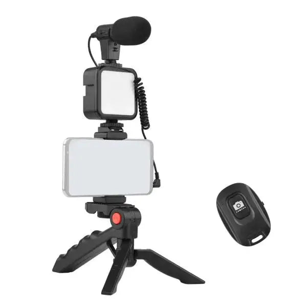 AY-49 Vlogging Kit for Smartphone & Camera – Complete Video Recording, Photography & Studio Setup
